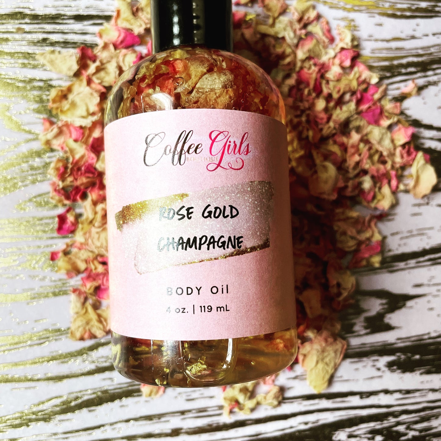 Rose Gold Champagne Body Oil
