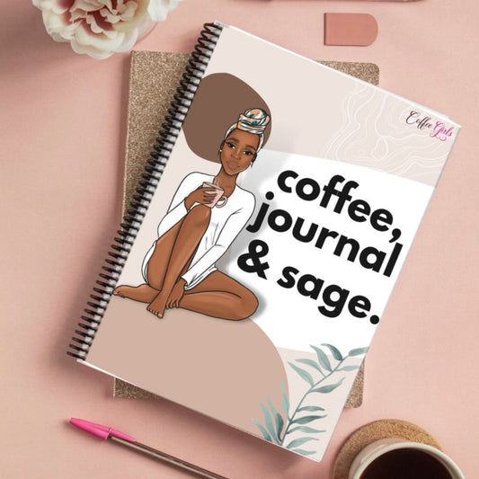 Coffee, Journal & Sage