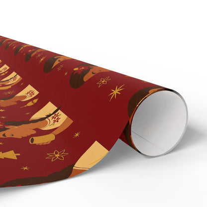 Wrapping Papers - Hispanic-Inspired Coffee Girls Boutique Holiday Design