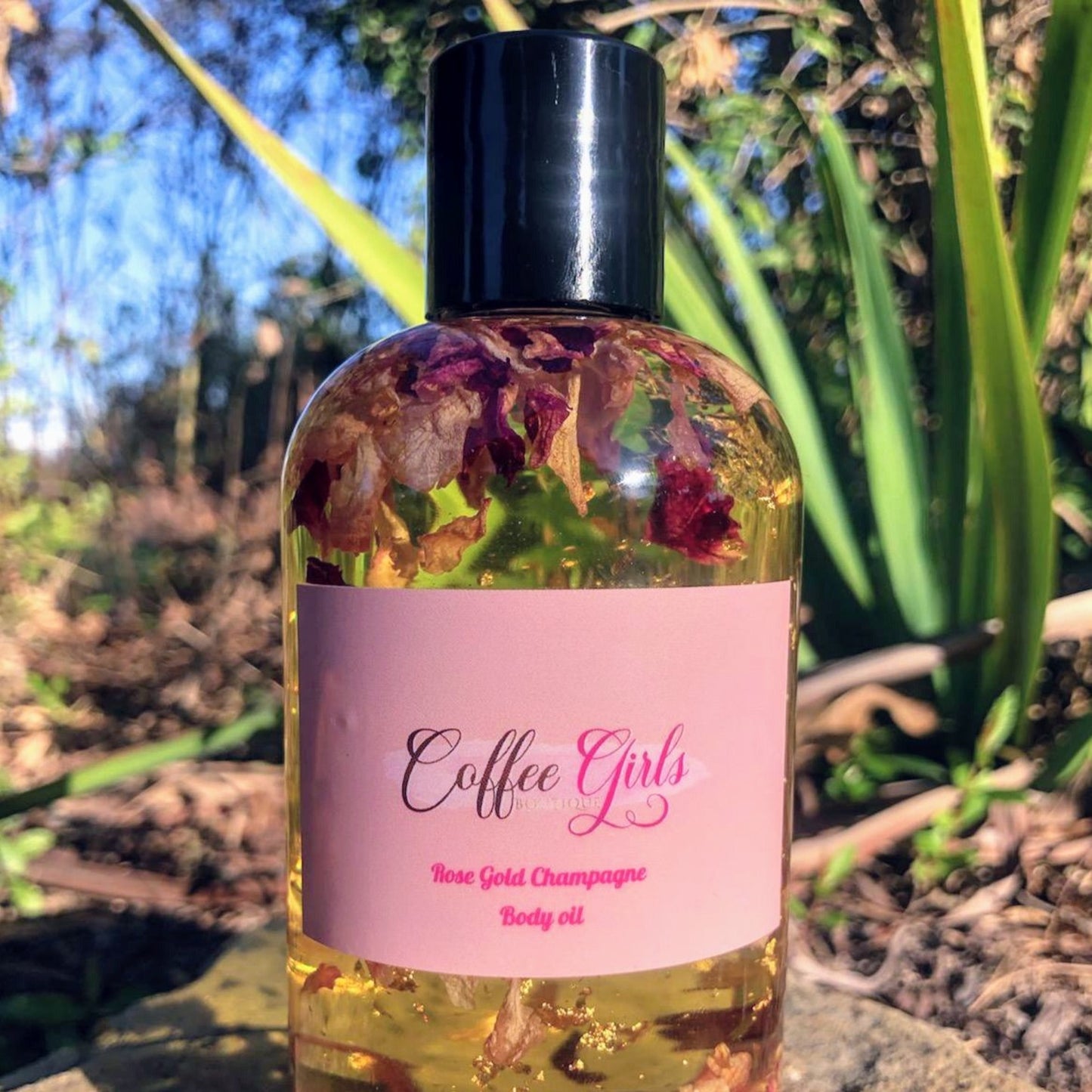 Rose Gold Champagne Body Oil