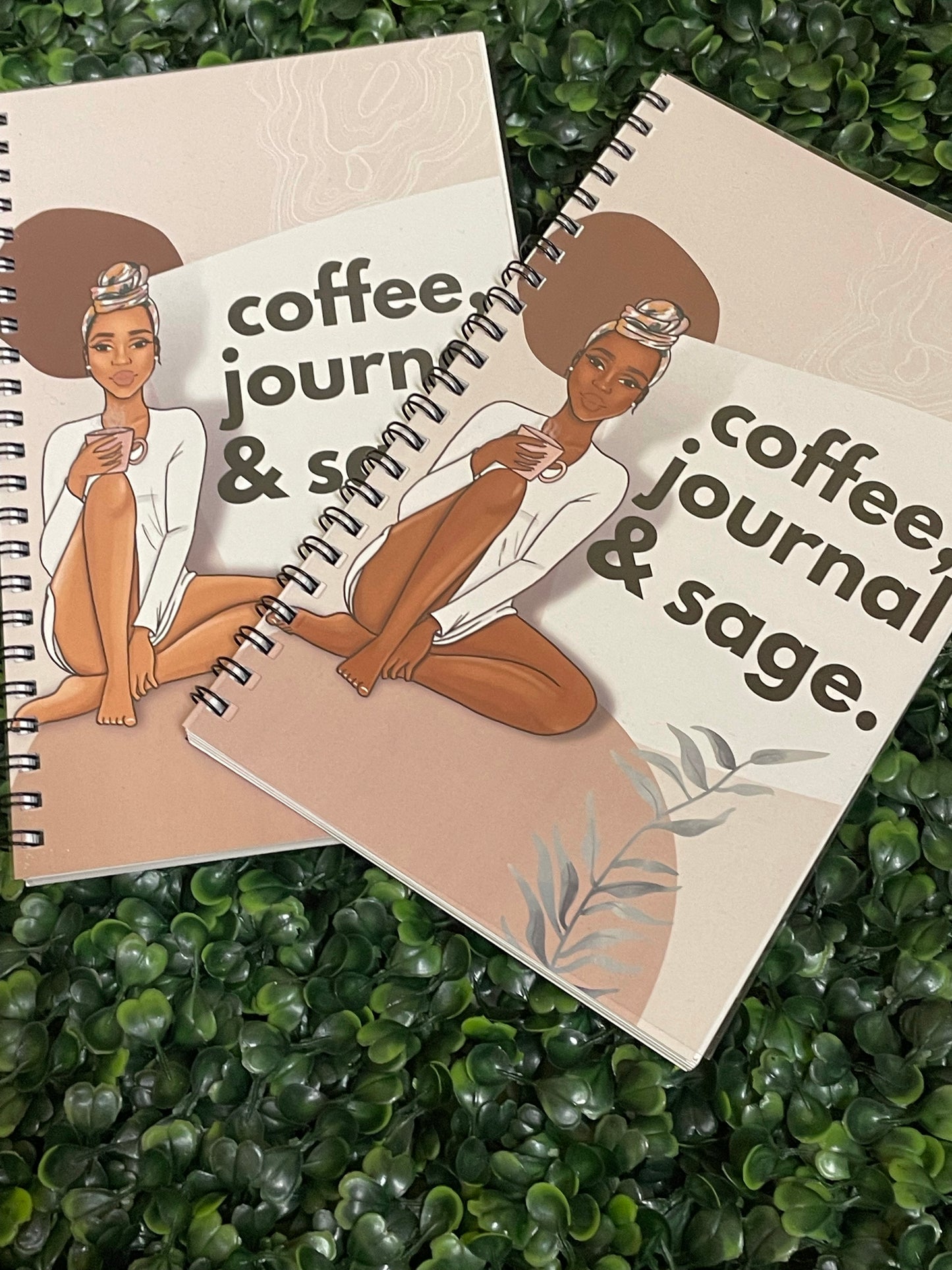 Coffee, Journal & Sage